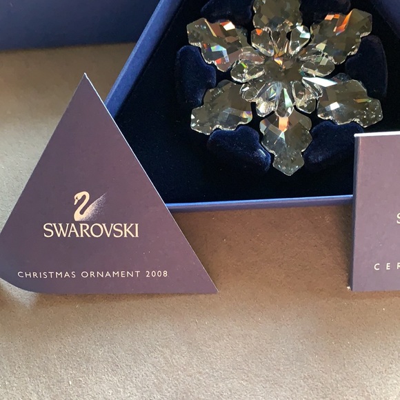 Swarovski 2008 large Christmas Ornament - Picture 3 of 7
